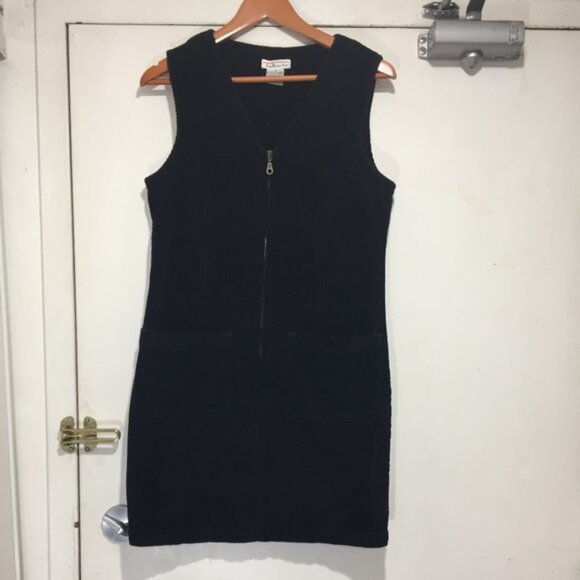 VINTAGE TALBOTS CORDUROY MIDI DRESSES SIZE 4 - Picture 2 of 3